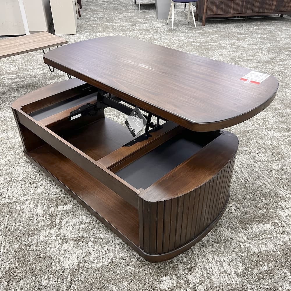 Ashley furniture kerestone lift top coffee table, scratch n dent home furniture