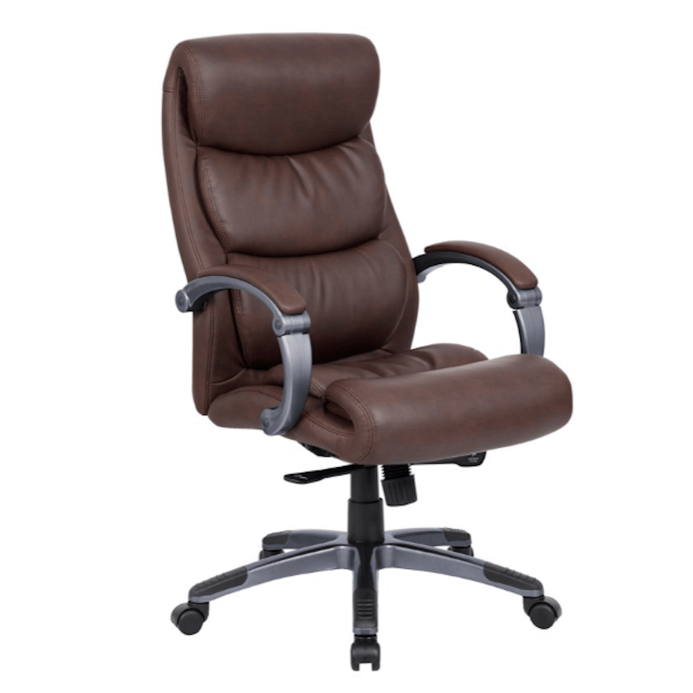 black vinyl high back executive chair nelson office chair