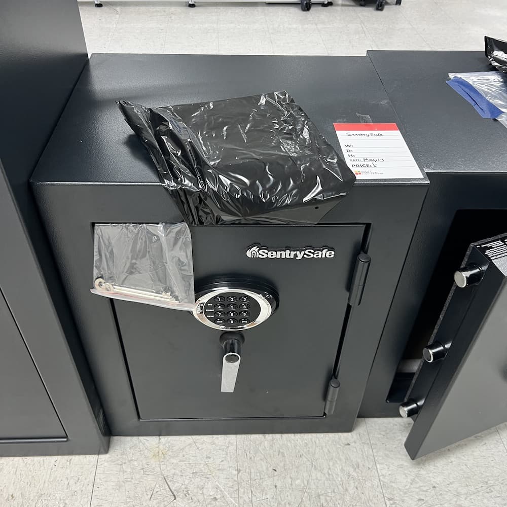 sentry safe digital black open box 3.39 cu ft, fire resistant 30 min