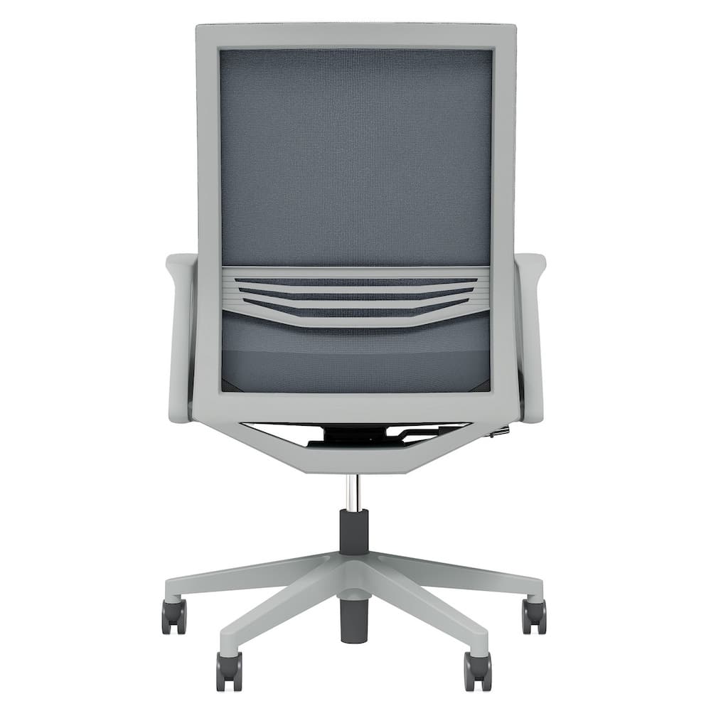 oslo conference chair, new mesh back office seating, ergonomic, black, grey