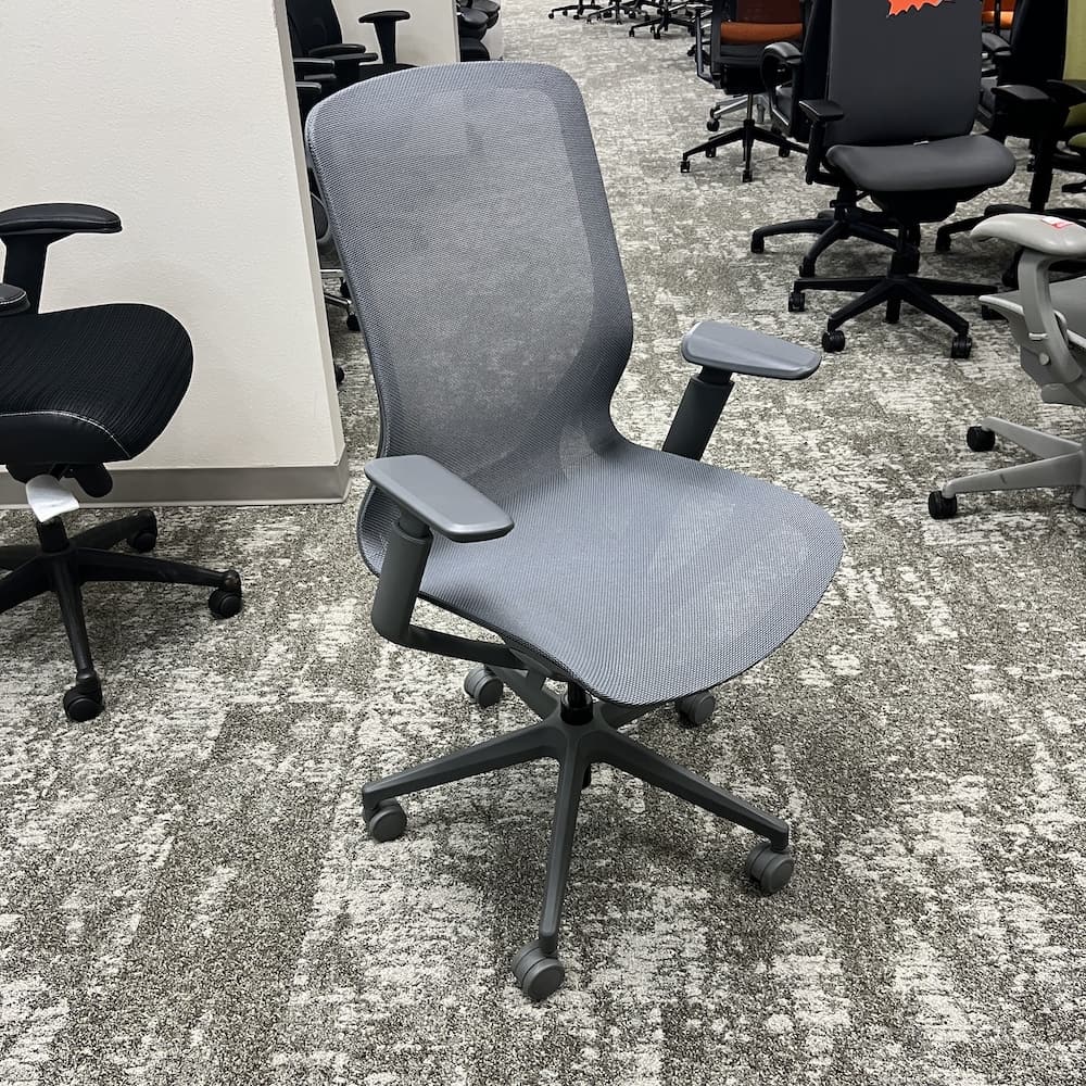 grey all mesh atlas high back executive office chair, open box