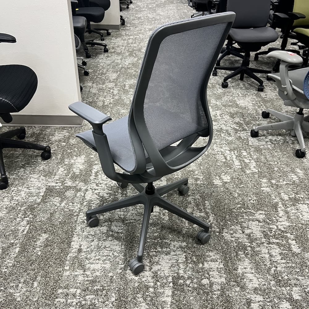 grey all mesh atlas high back executive office chair, open box