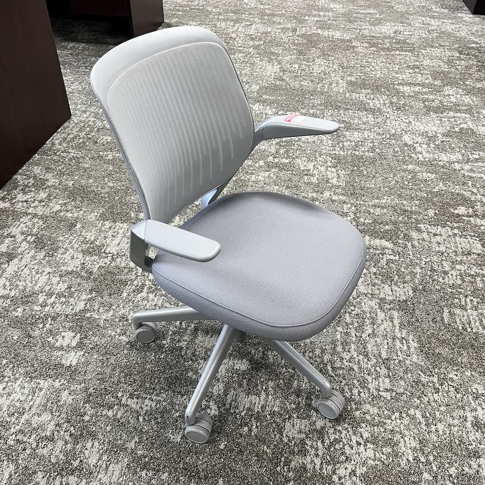 grey steelcase cobi conference chair used office furniture