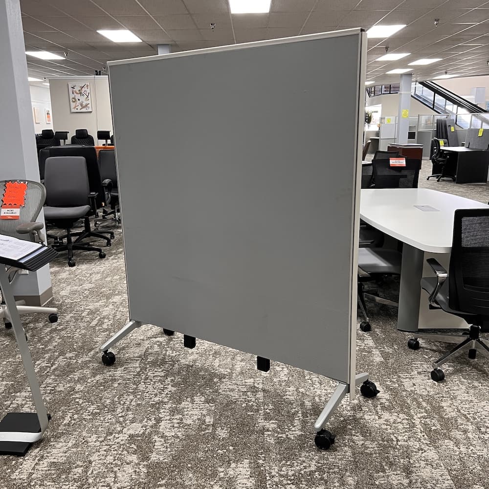 moonlight light grey full fabric panel divider for your office space, used office furniture