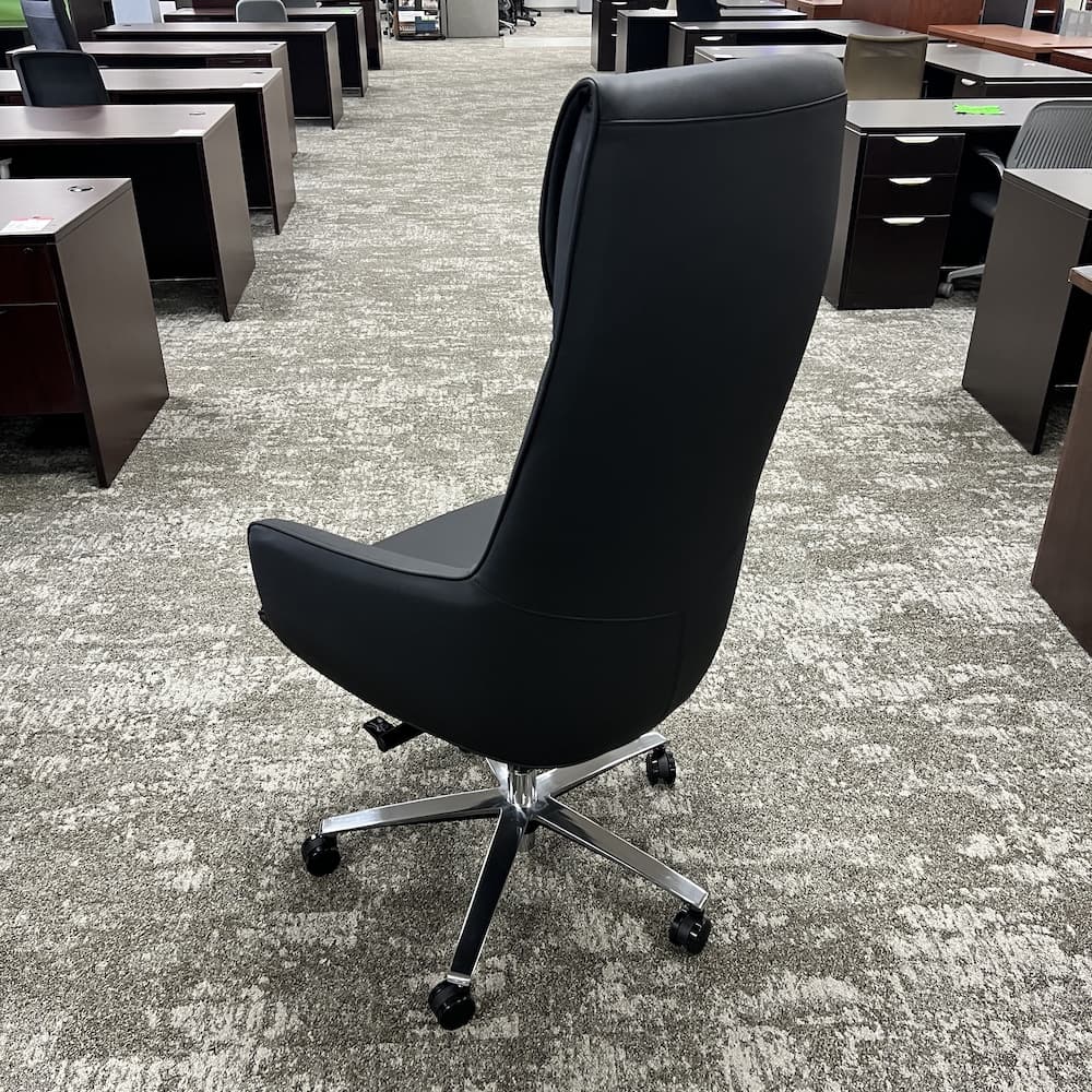 new vinyl conference chair, high back, 6 year warranty, office furniture