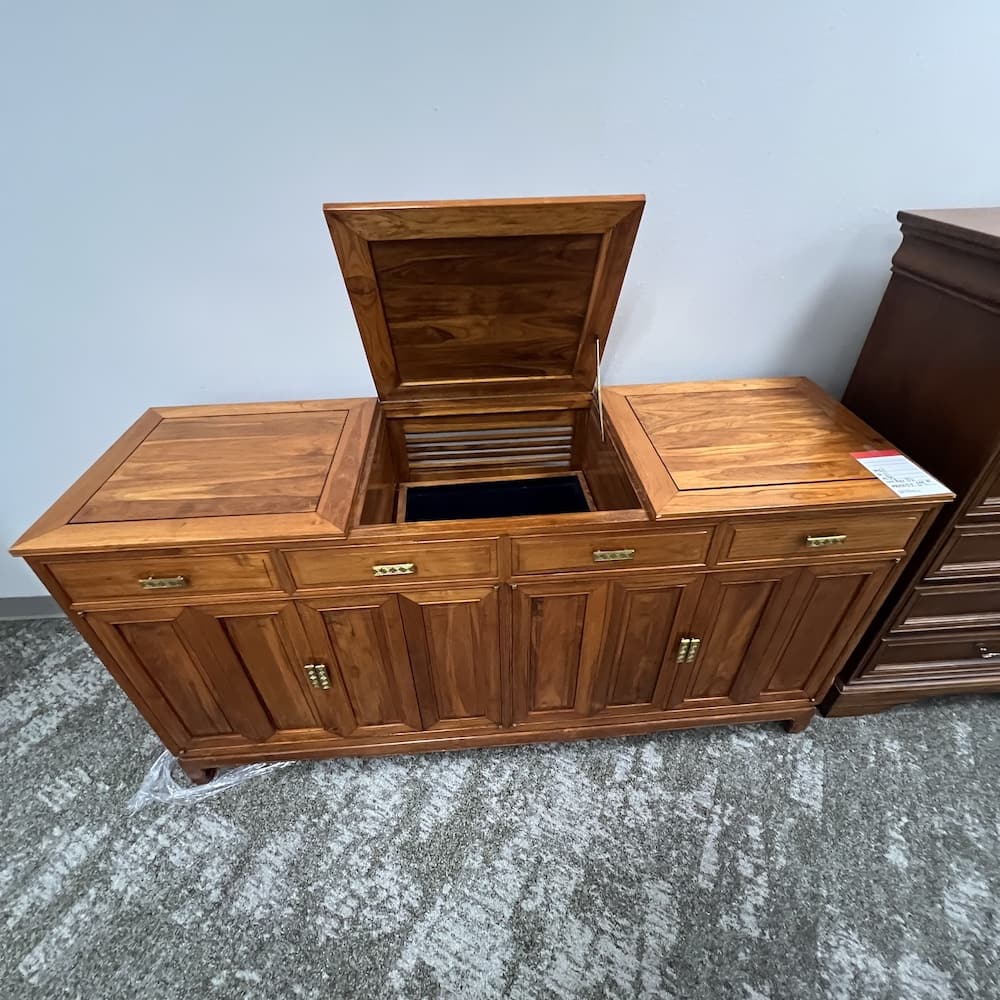 teak wood liquor cabinet tea cabinet chinoiserie Chinese furniture, used furniture