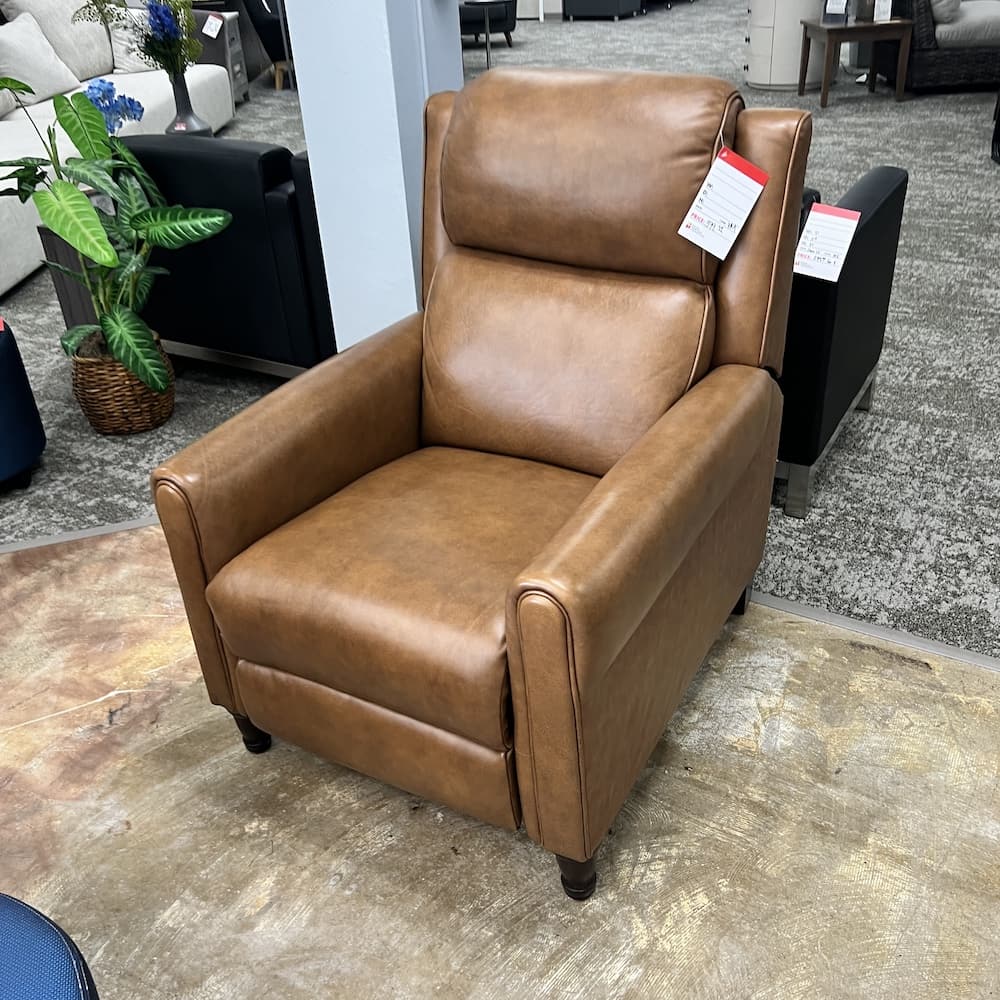 Fairchild triple power brown toffee recliner, open box home furniture