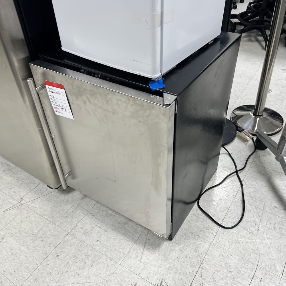 marvel stainless steel under counter refrigerator commercial used appliances