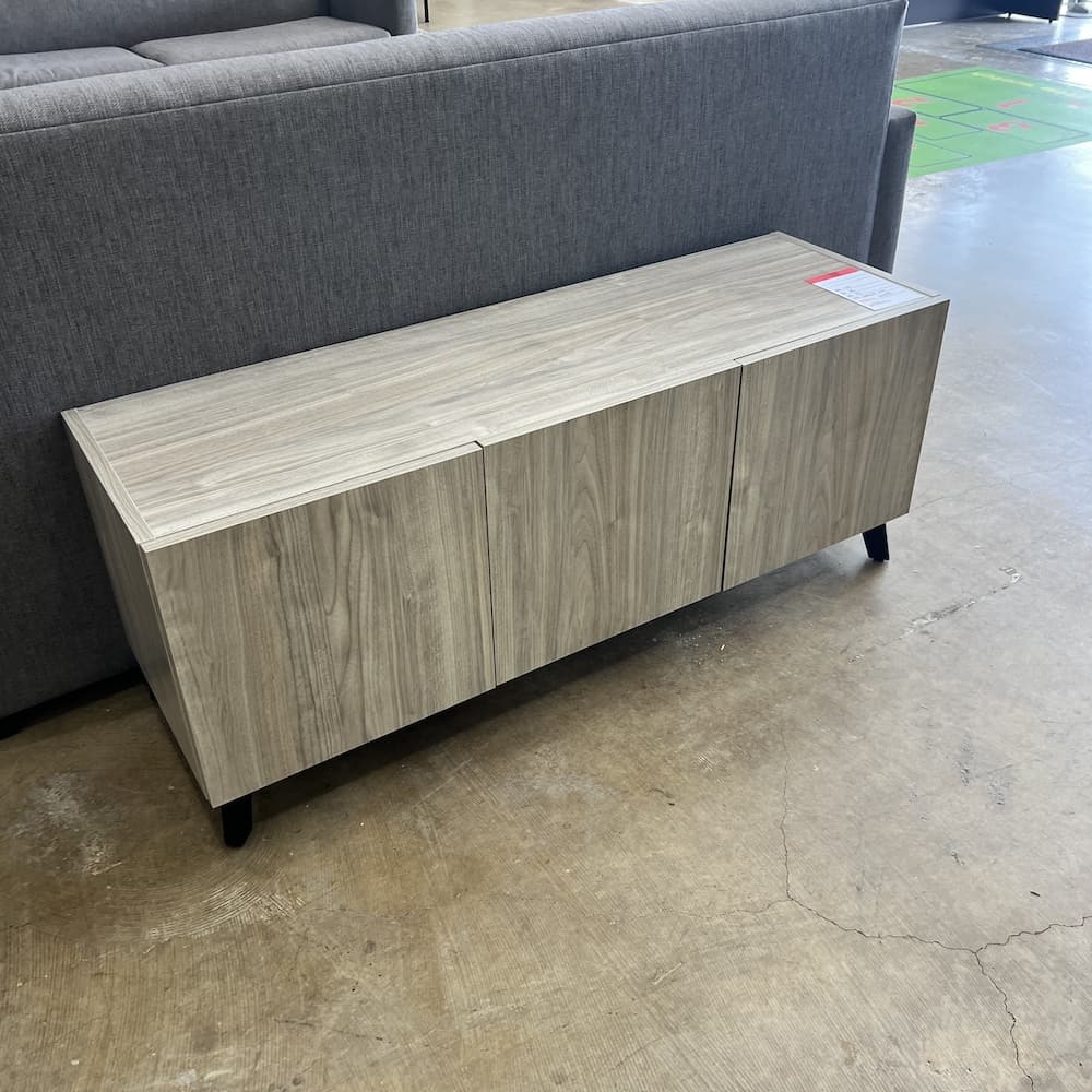 field elm hon laminate 3 door storage cabinet, open box scratch n dent office furniture