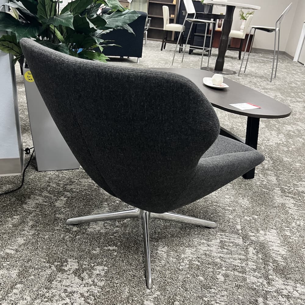 davis furniture MCM chairs set with side table, used office furniture