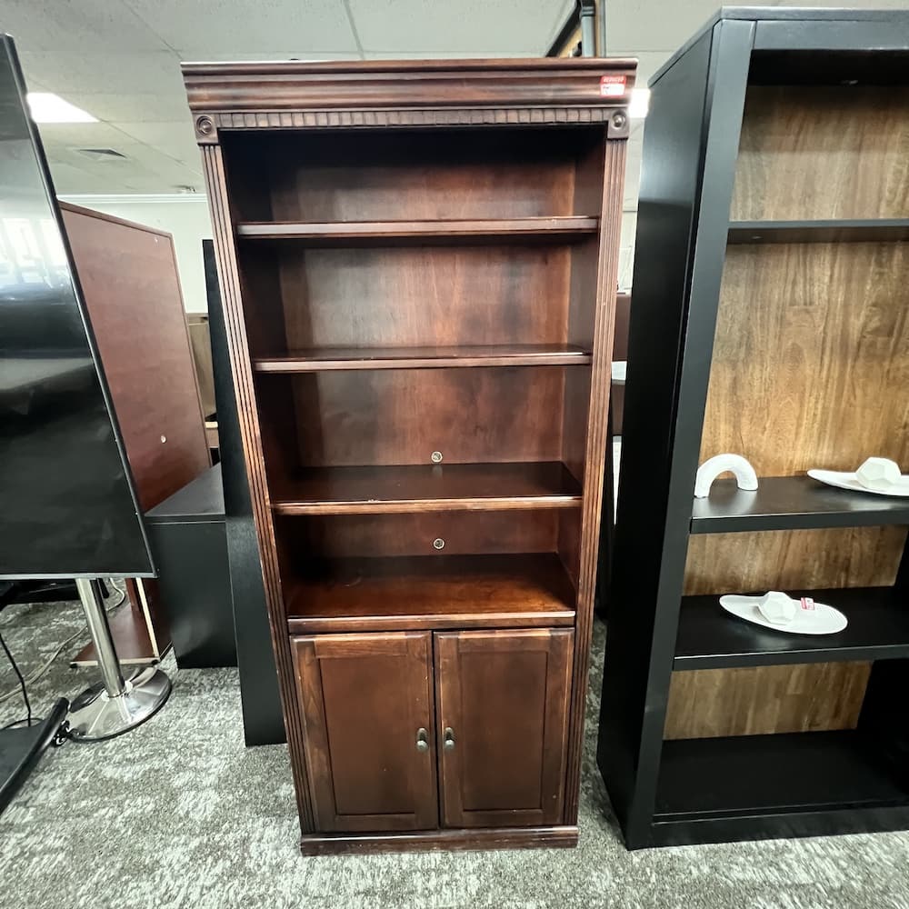 mahogany executive bookcase, used office furniture