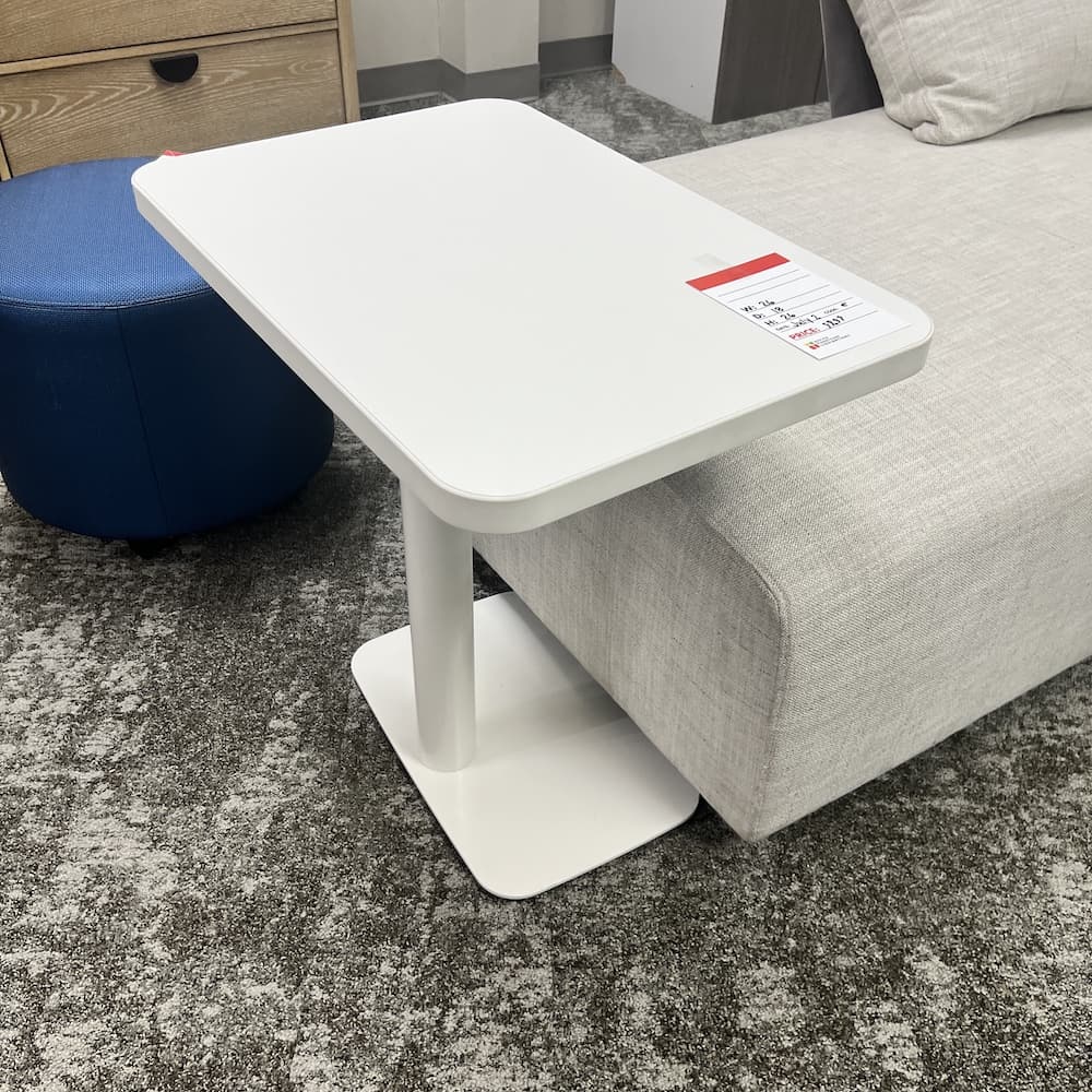 white turnstone c table laminate, used office furniture