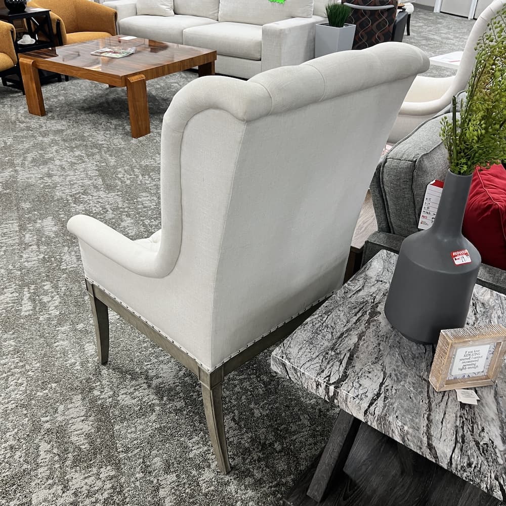 Set of 2 - Coaster Beige Tufted Upholstered Lounge Chair - Image 2
