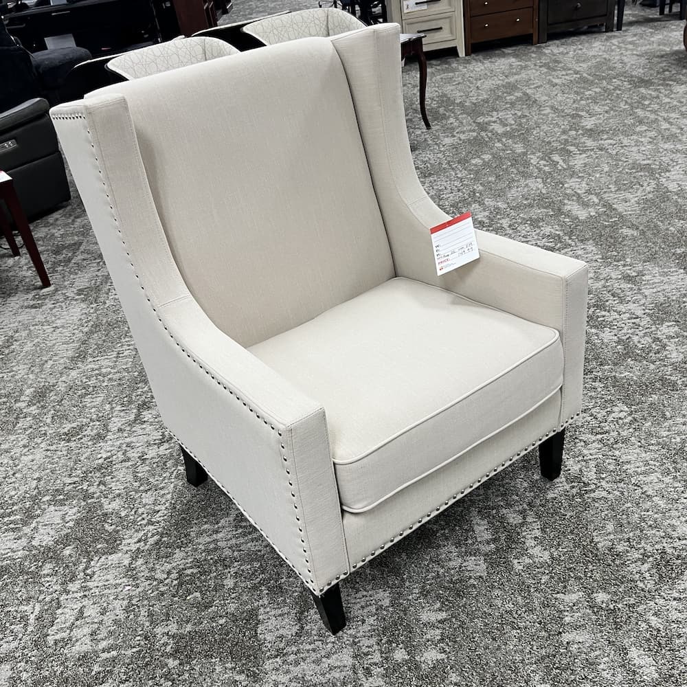 Madison Park Beige Upholstered Club Chair