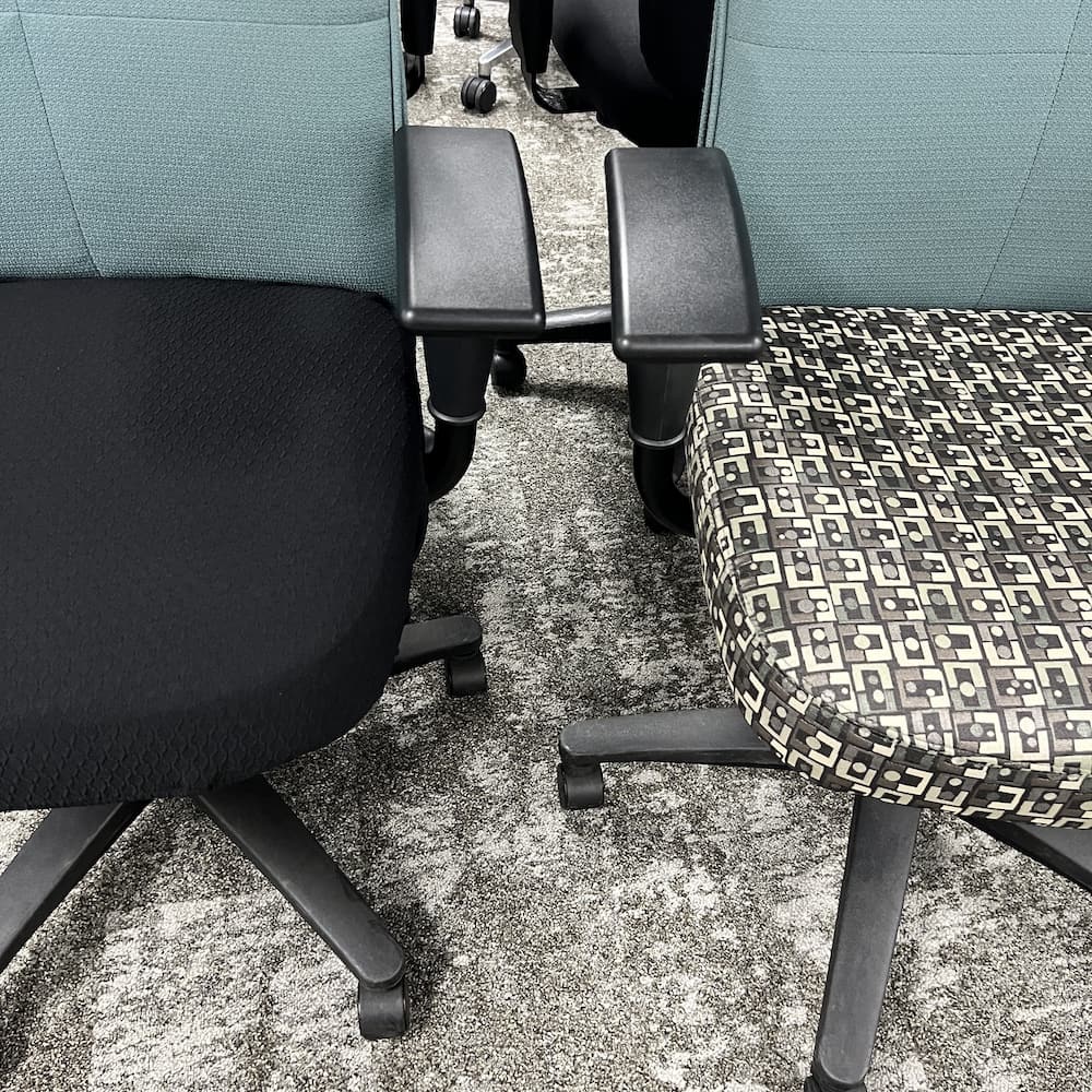 New - Black Elastic Office Chair Seat Cover