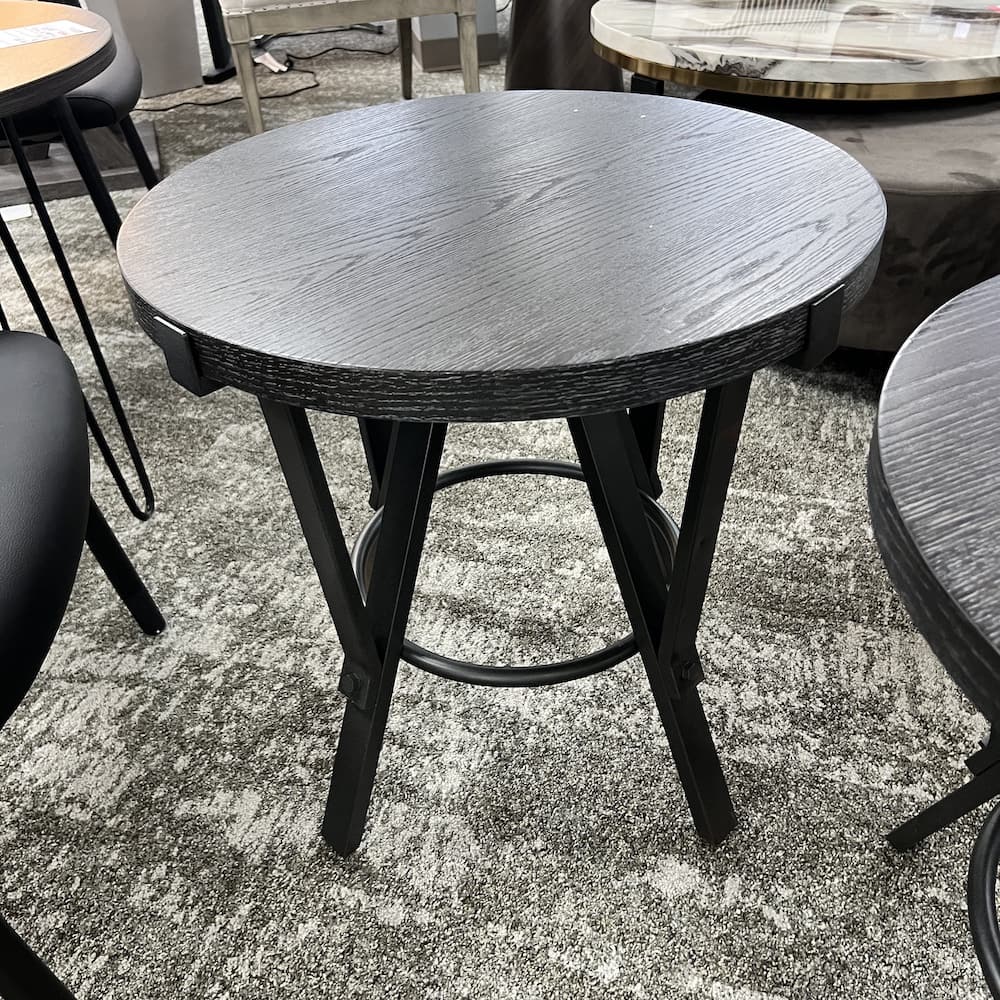 Set - Steve Silver Portland Industrial Style Black Side and Coffee Table - Image 3