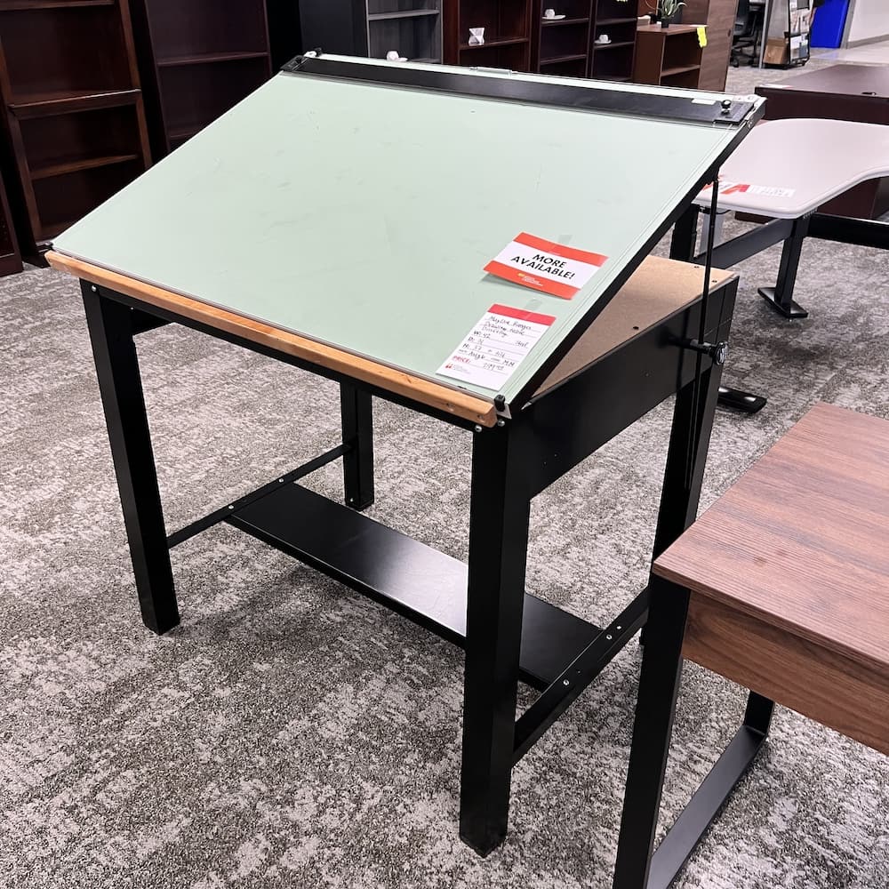 mayline ranger desk drafting art, used office furniture, school