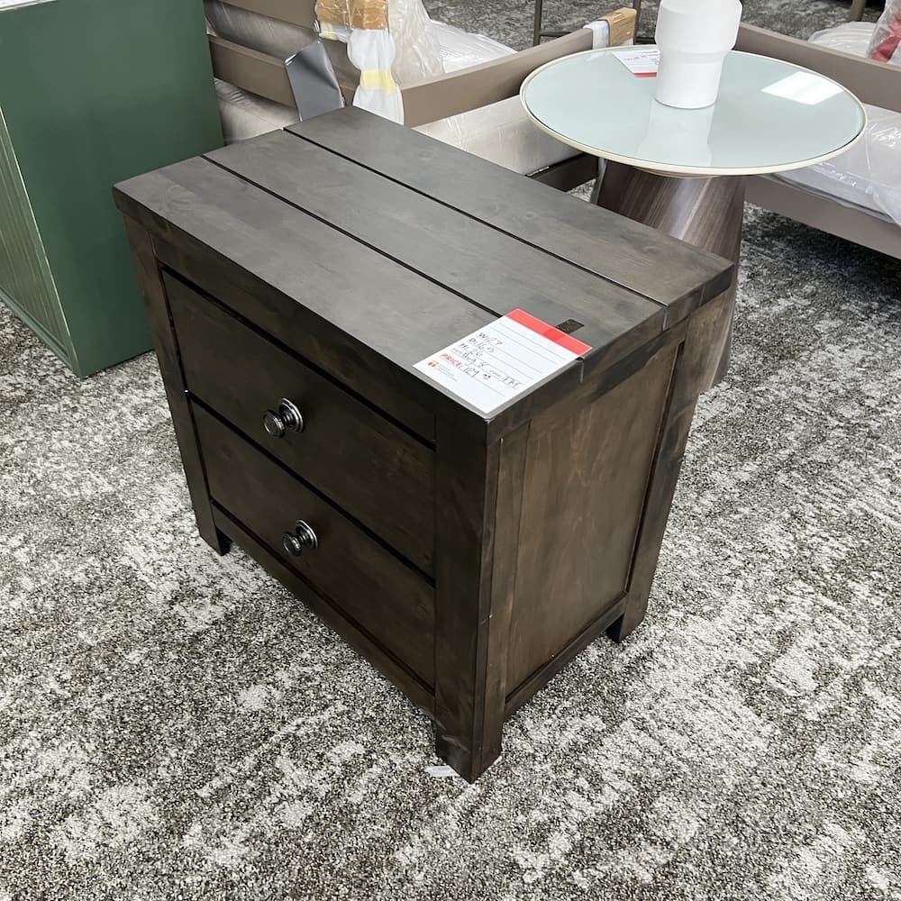 27" W x 26" H Blue Ridge Walnut 2 Drawer Nightstand