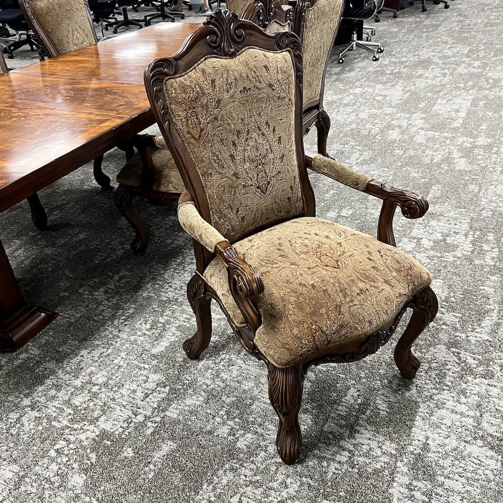 haverty's villiclare traditional chairs, used home furniture, office furniture, brown