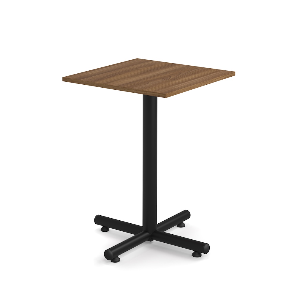 square pub table new, 42" tall, cocktail table, laminate, 30", metal base, office restaurant furniture, break room table