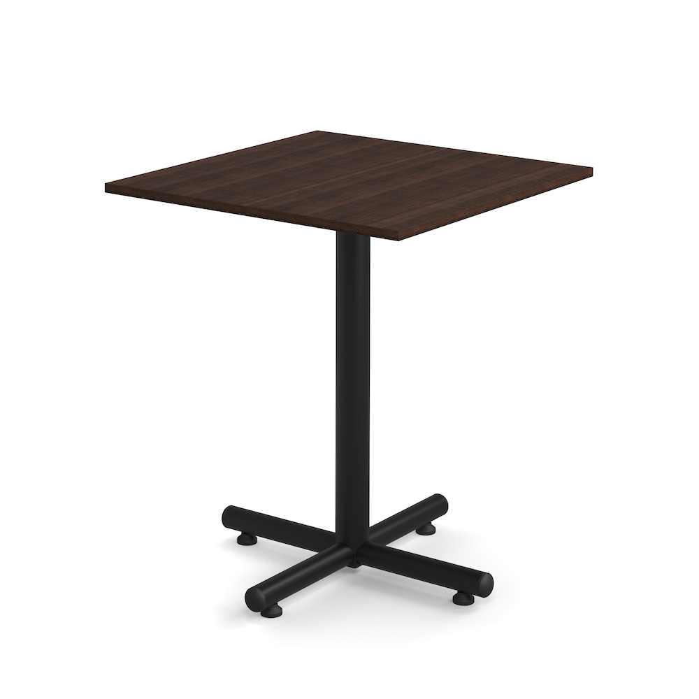 square pub table new, 42" tall, cocktail table, laminate, 36", metal base, office restaurant furniture, break room table