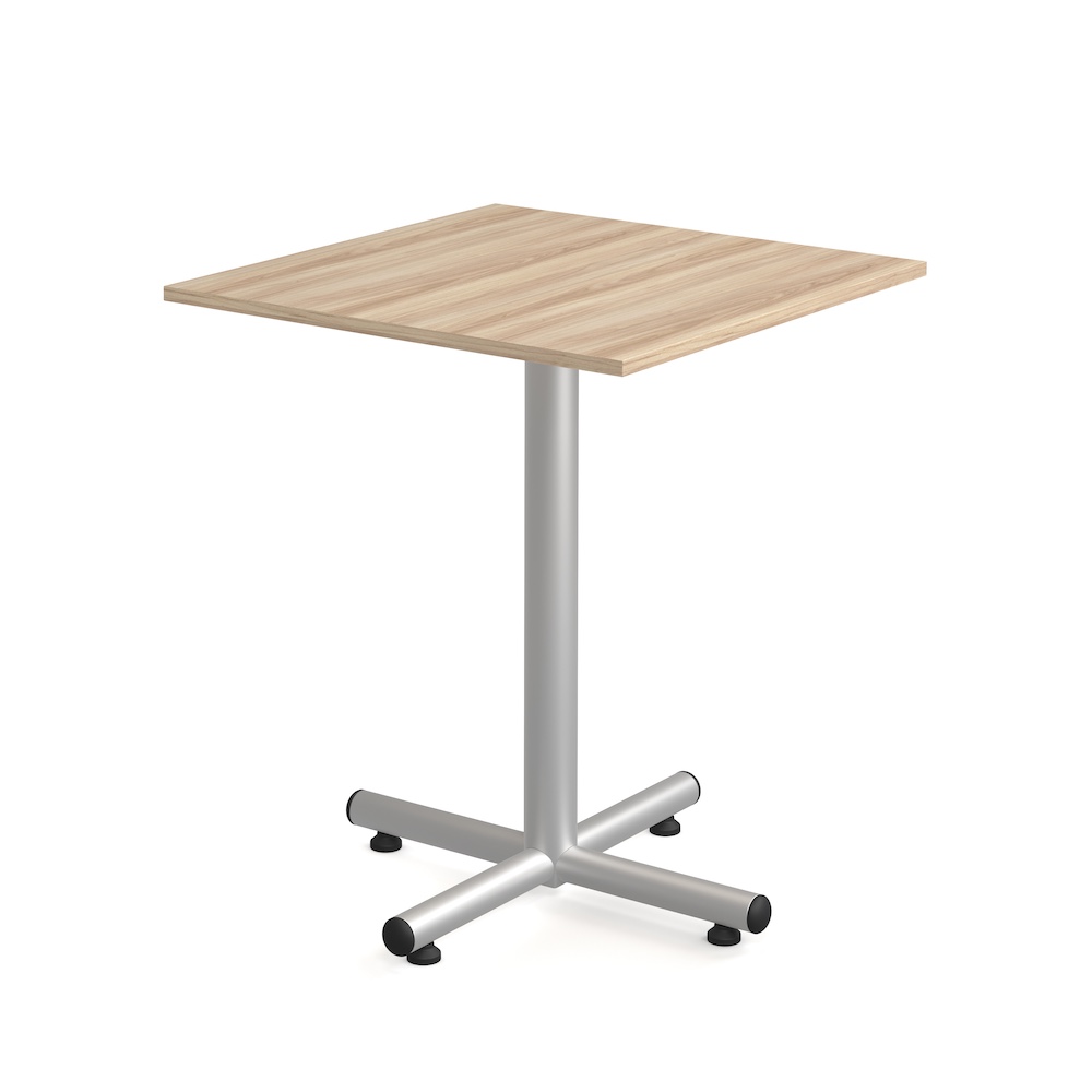 square pub table new, 42" tall, cocktail table, laminate, 36", metal base, office restaurant furniture, break room table