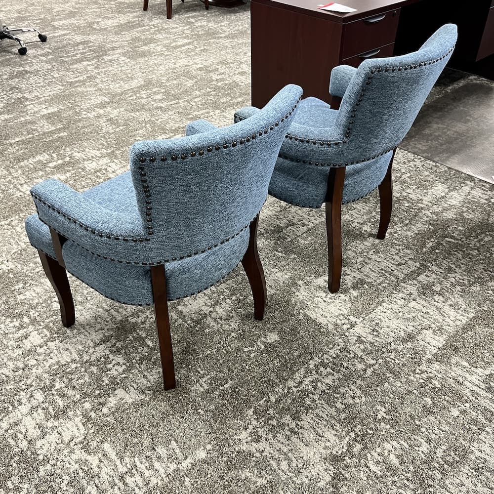 blue accent chair, Madison park Dawson, used furniture