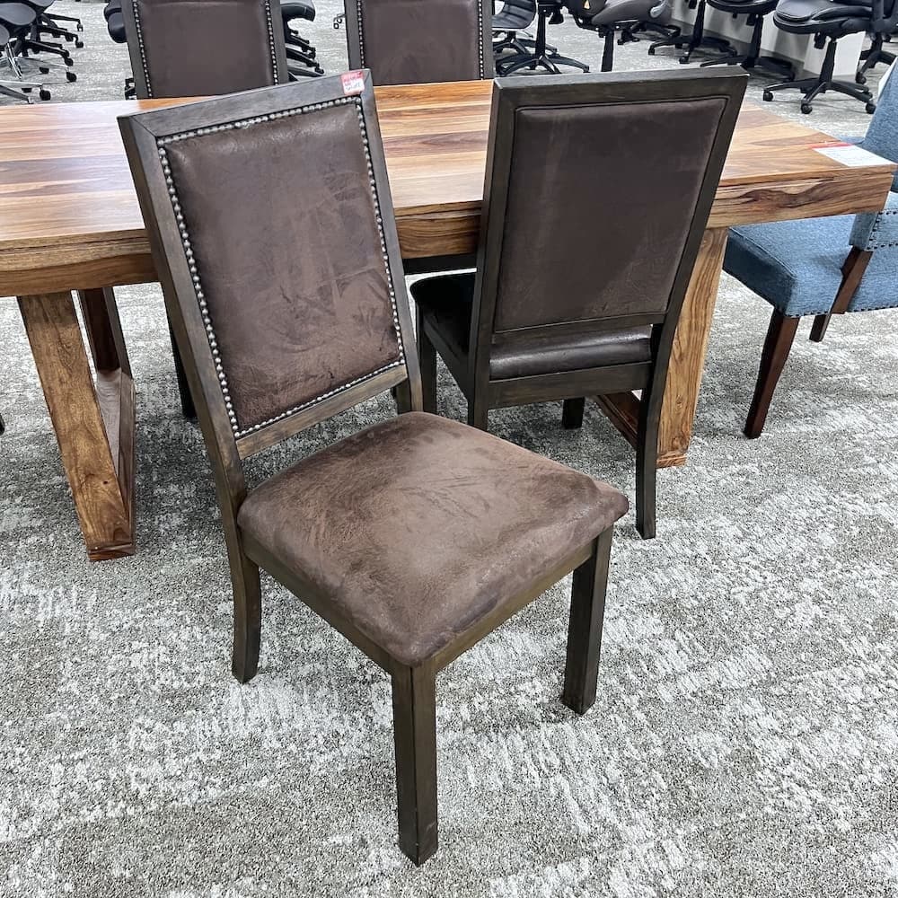 brown velour dining chair, coaster furniture, used home furniture