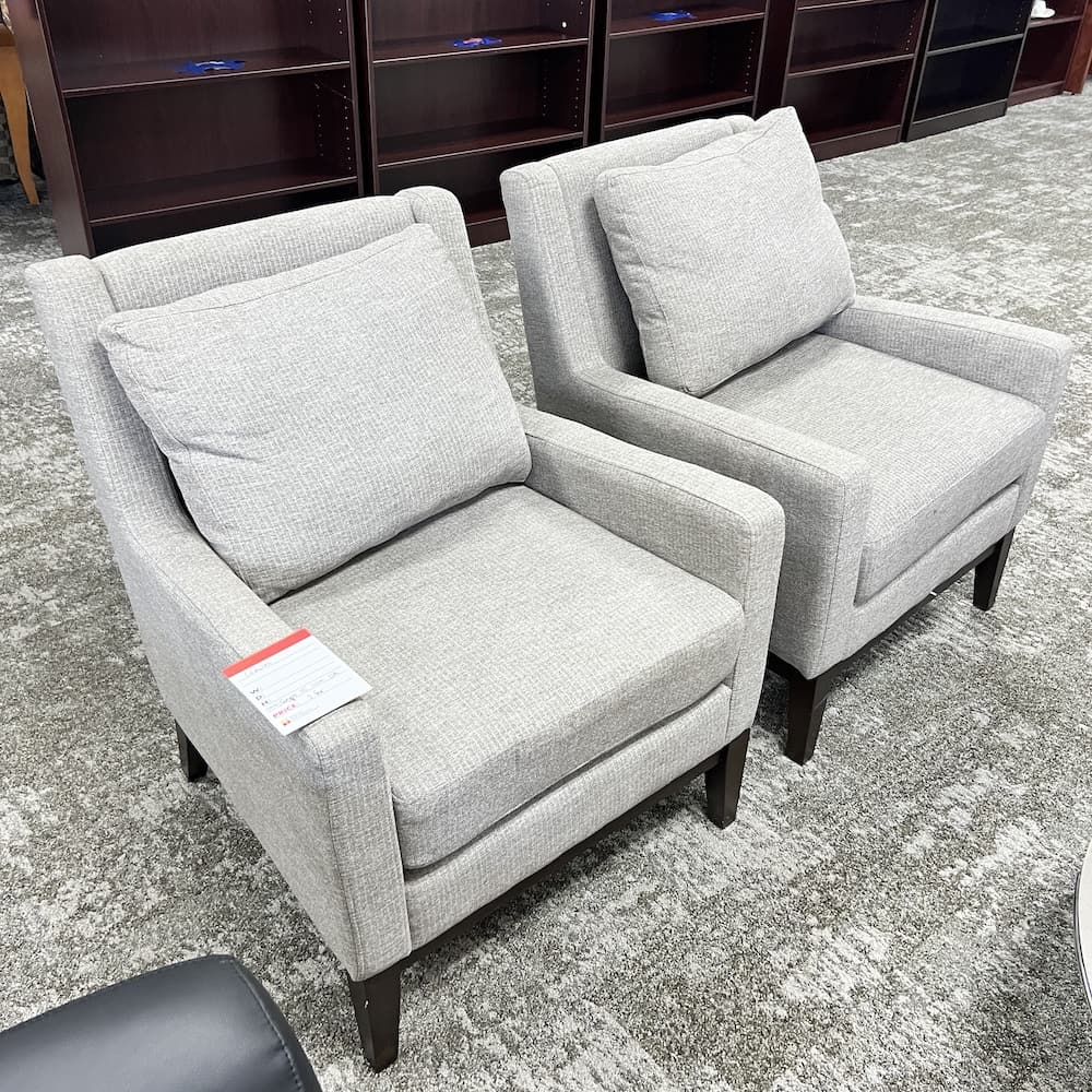 Set of 2 - Coaster Grey Upholstery and Accent Chair