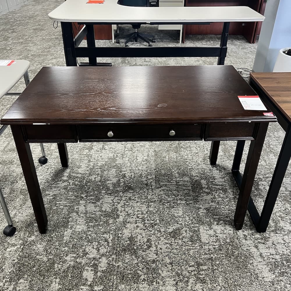 mahogany writing desk, 48x28, used office furniture