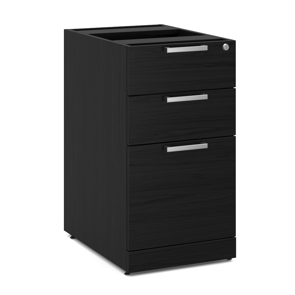 New - 16" W x 28" H Vertical Pedestal For Under Desk - Box/Box/File, Various Colors