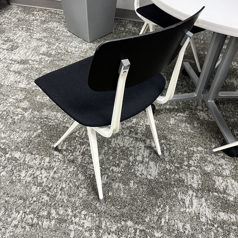 HAY result black and black chairs, designer furniture, used office furniture