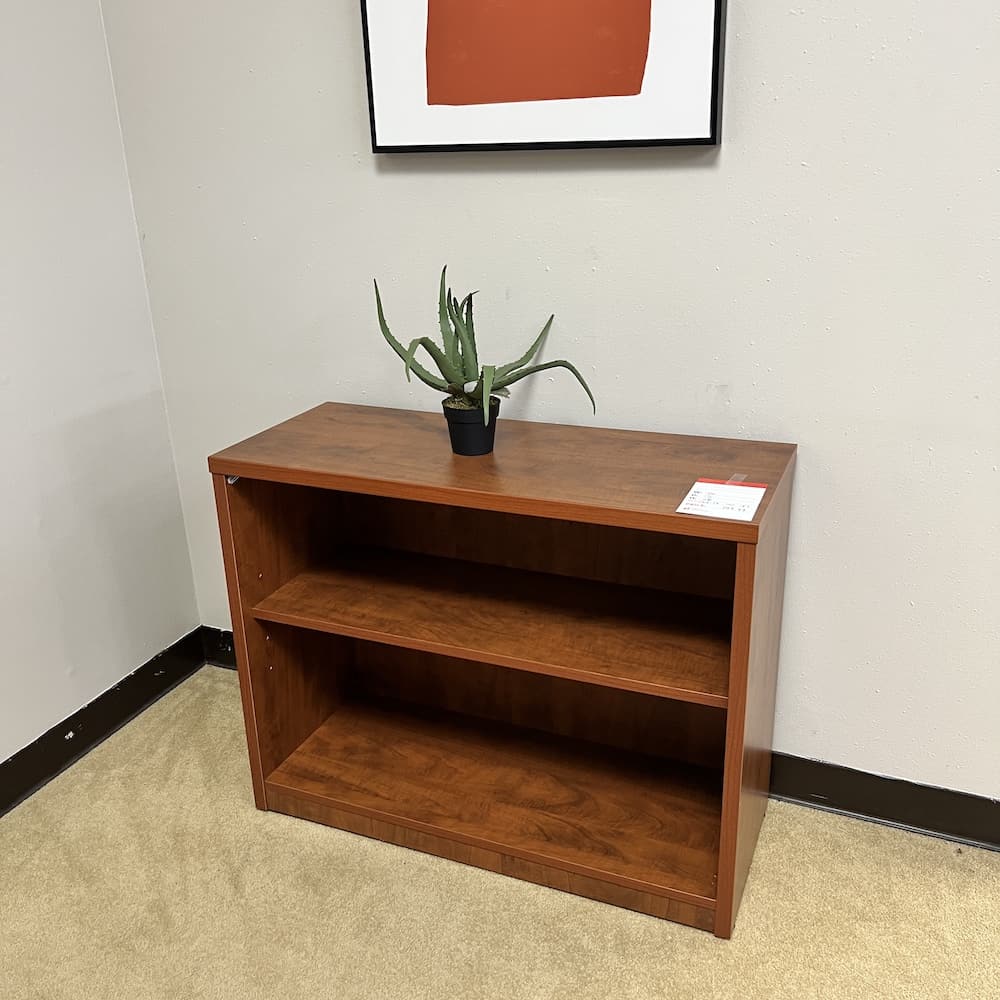 cherry laminate used bookcase