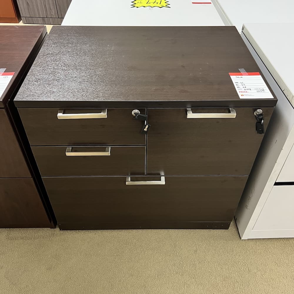 java laminate combo file cabinet, open box office furniture
