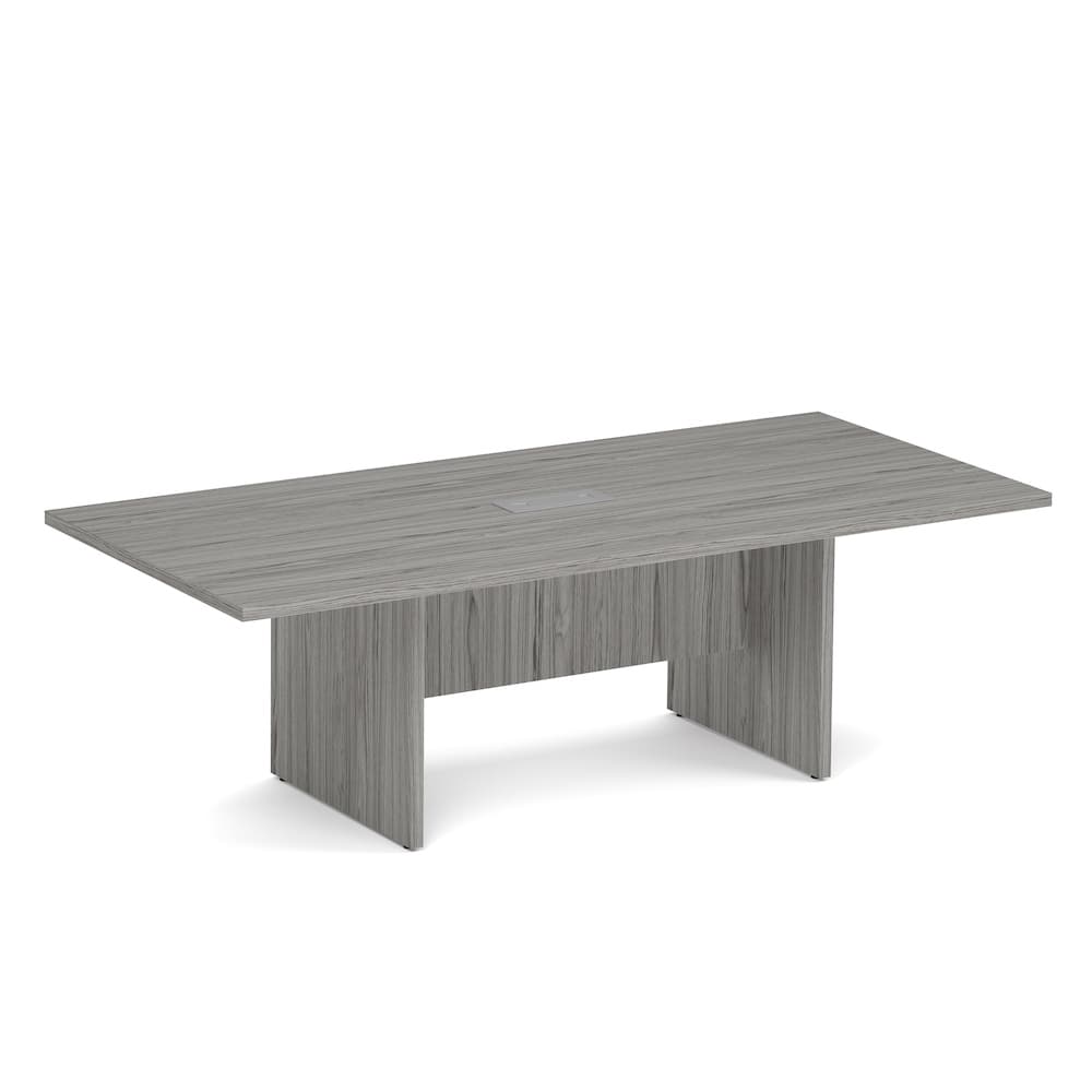 rectangle conference table brand new 8 ft laminate, slab base, office furniture