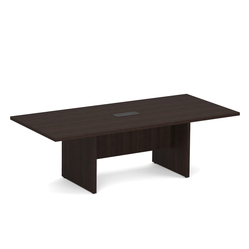 rectangle conference table brand new 8 ft laminate, slab base, office furniture